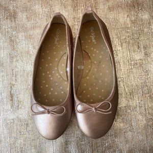 Cat & Jack Girls Rose Ballerina Shoes- e. Size 1